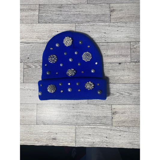 Gems and Pearl Beanie