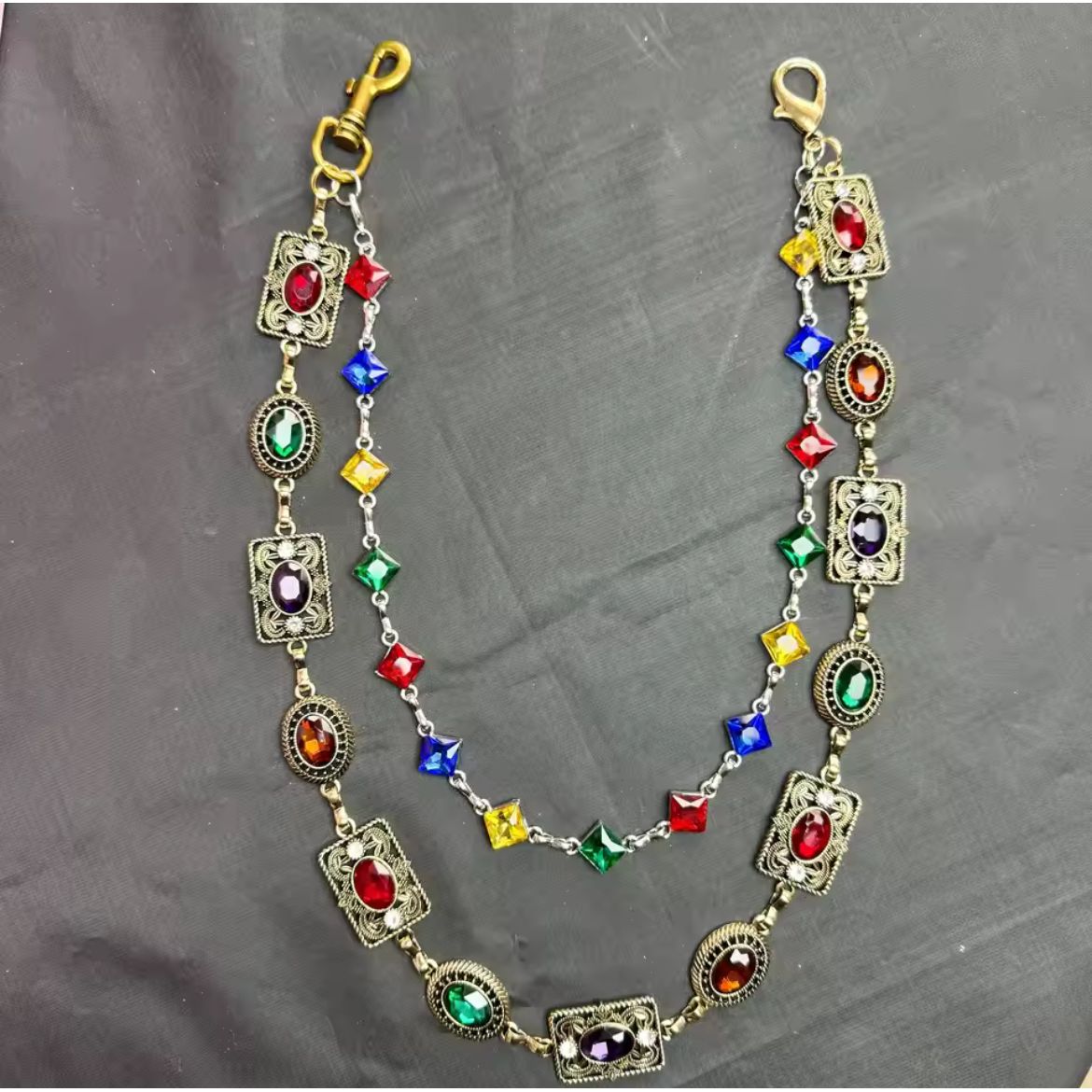 Gems pants chain