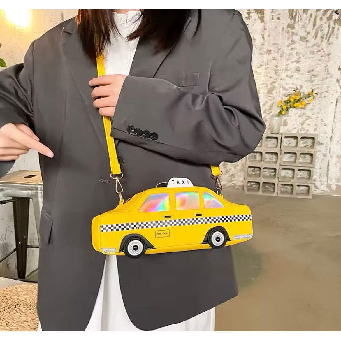 Yellow Taxi Purse