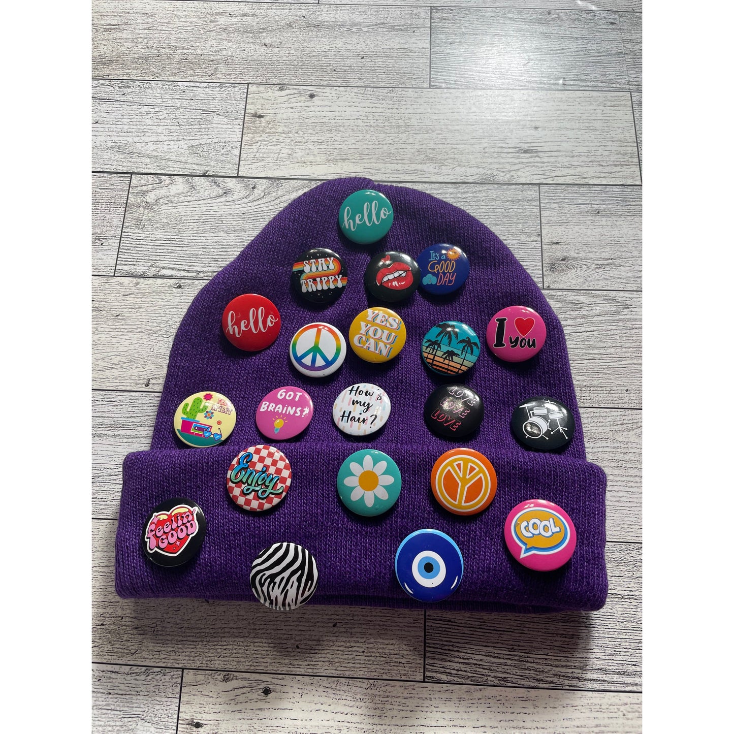 Button Beanie