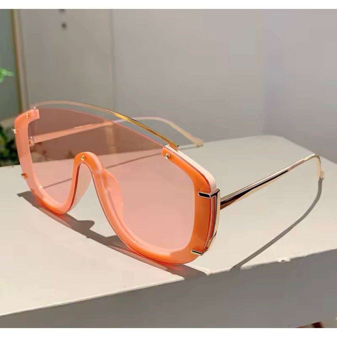 Peach Aviator Shades