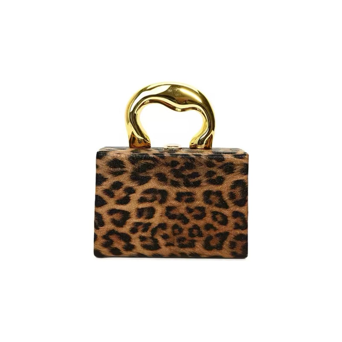 Leopard Box Purse