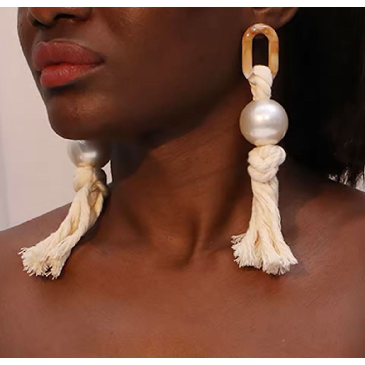 Pearl Rope earrings
