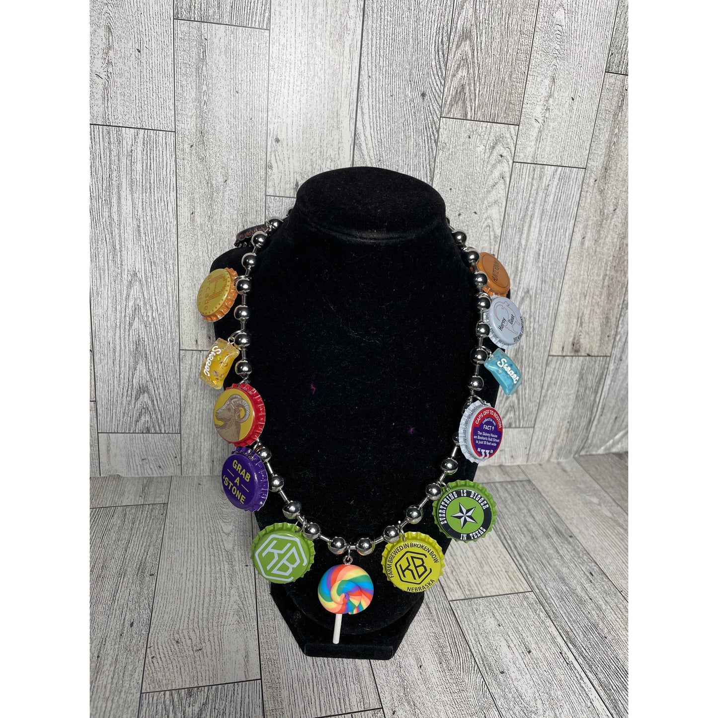 Bottle Cap Necklacea