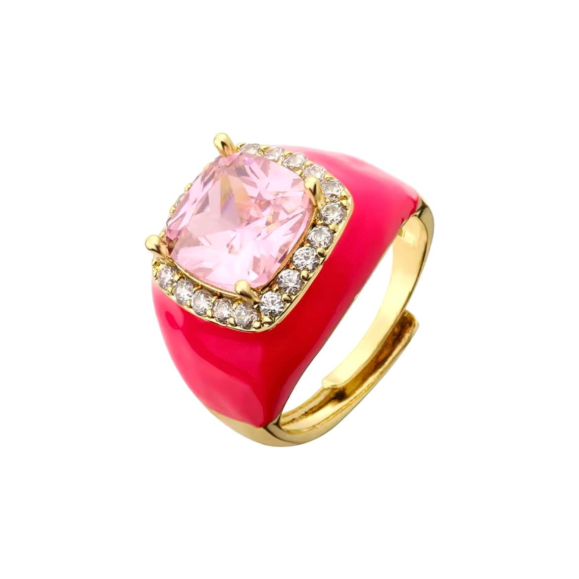 Square Stone Ring