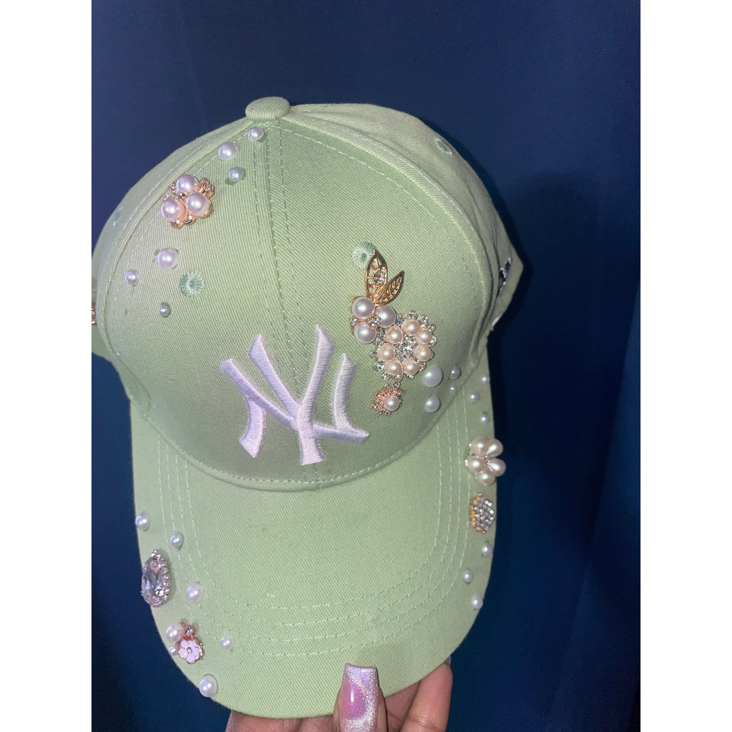 NY Pearls and Diamond Hats