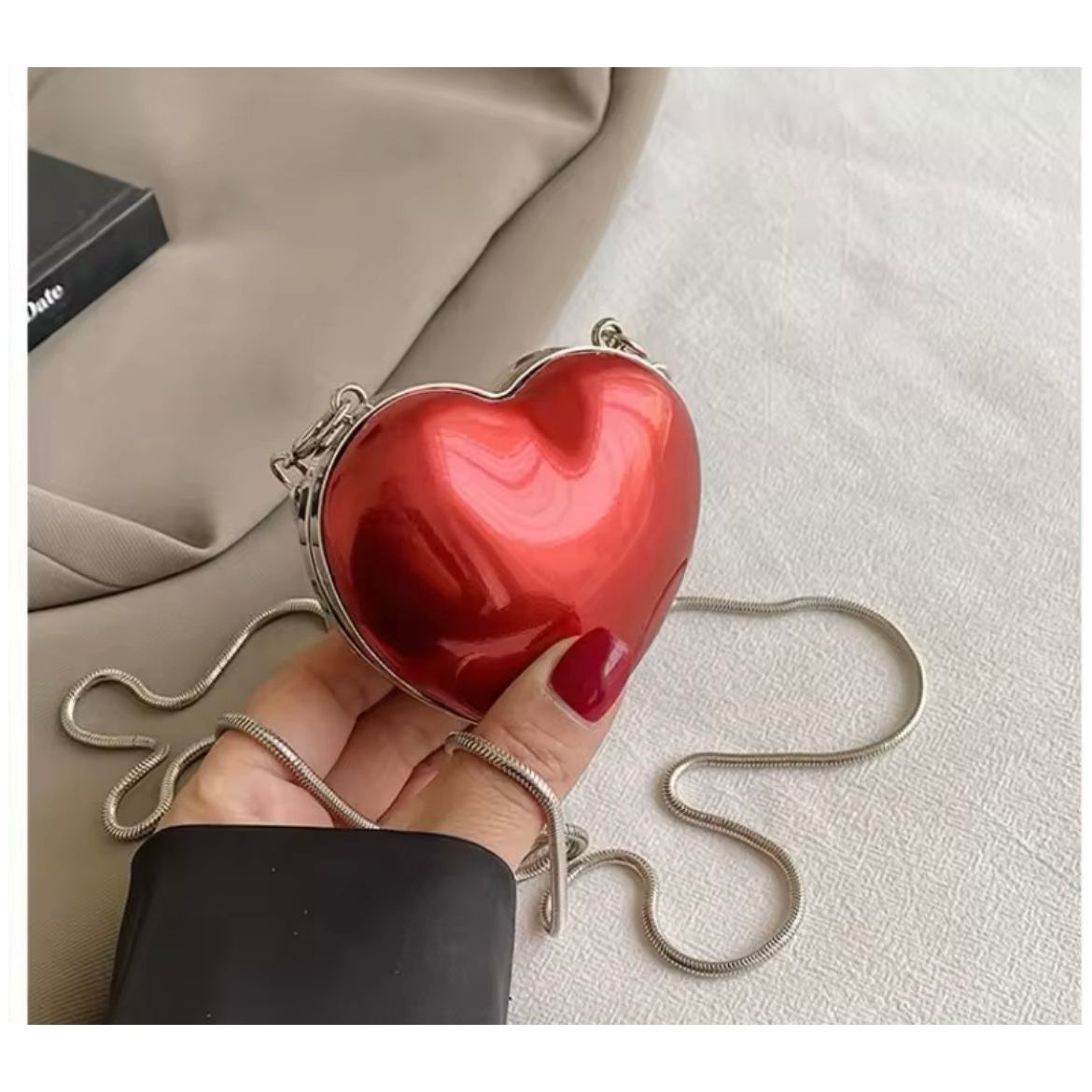 Heart coin purse