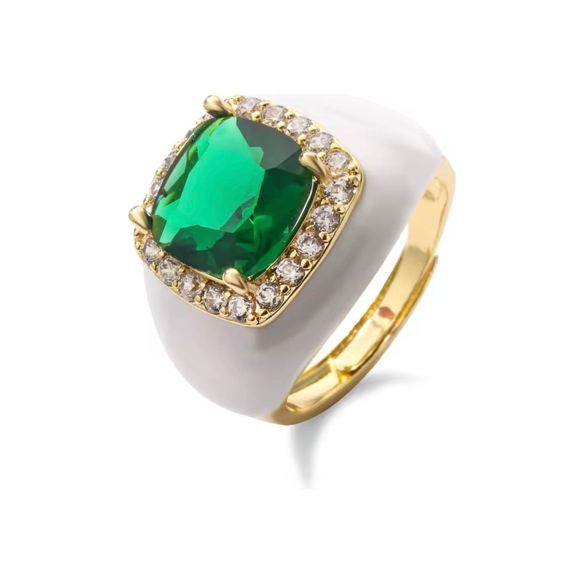 Square Stone Ring