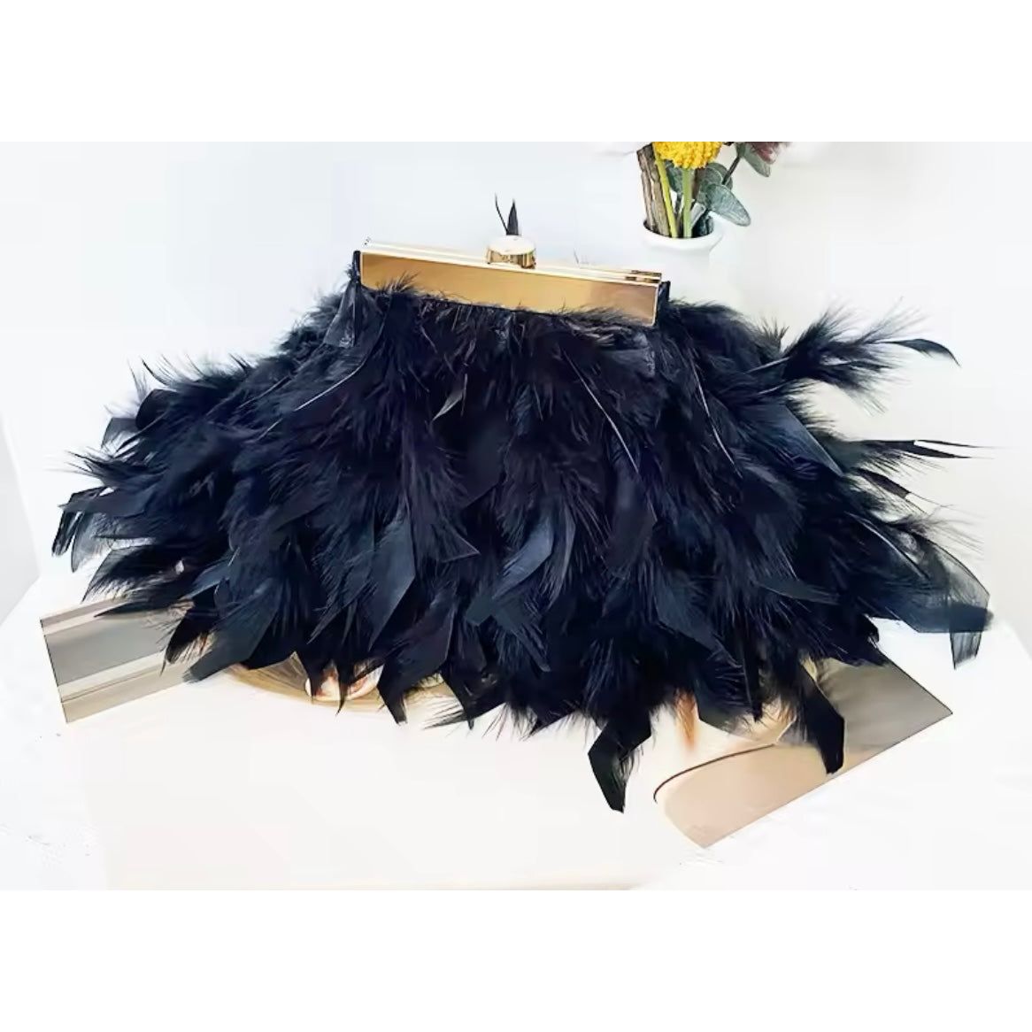 Feather Purse