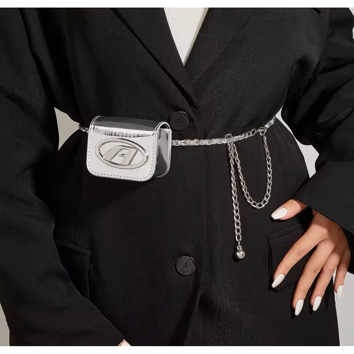 Silver coin purse