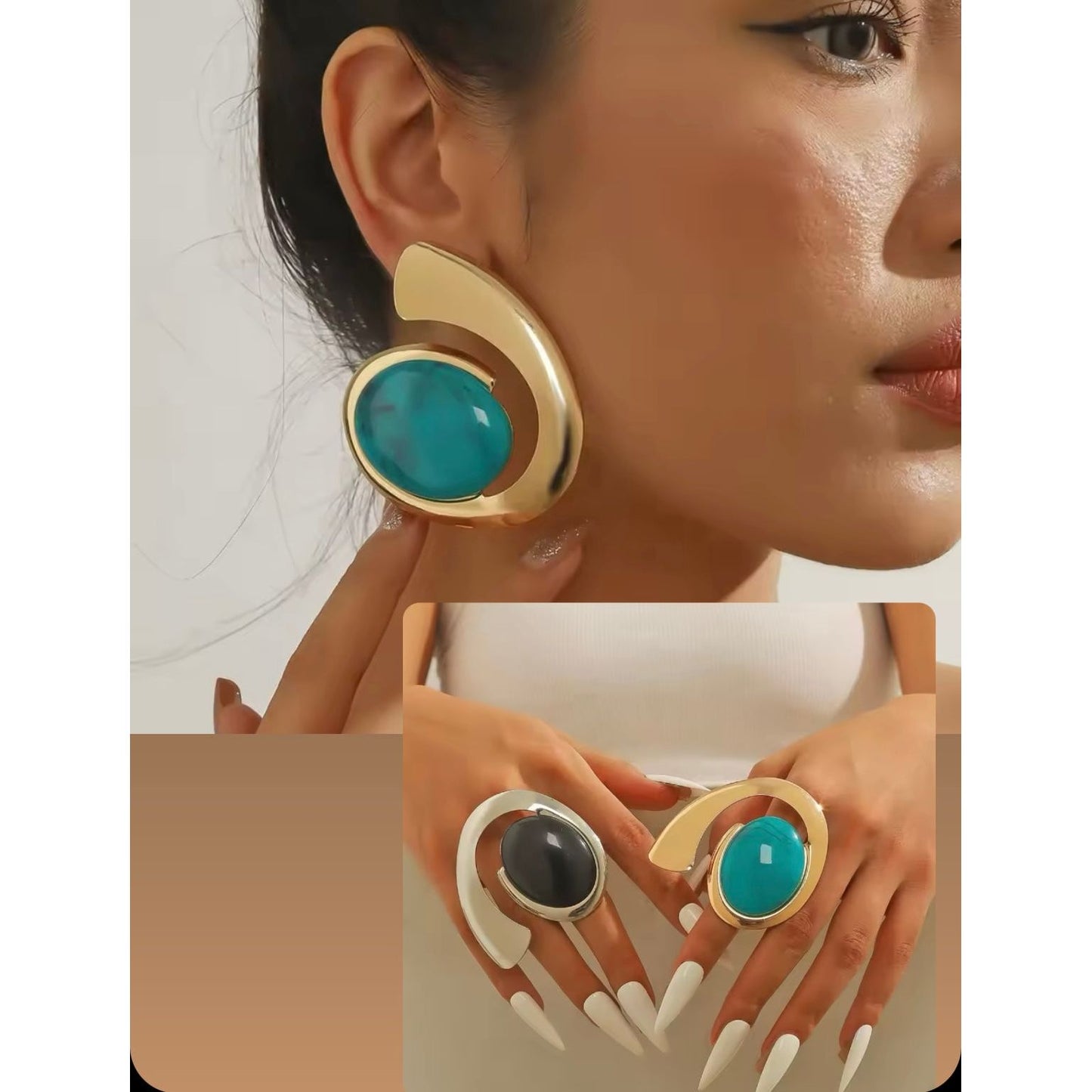 Earrings and Ring Set