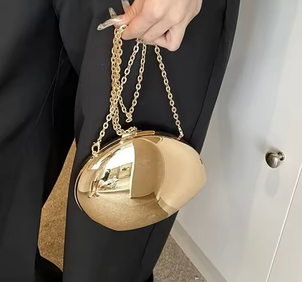 Gold clutch