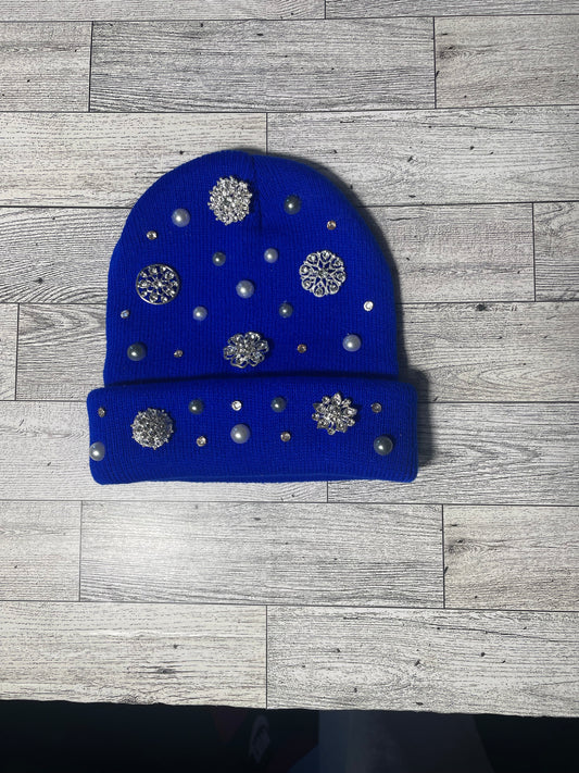 Gems and Pearl Beanie