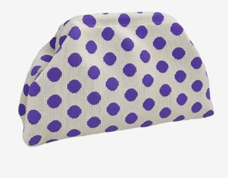 Polka Dot Clutch