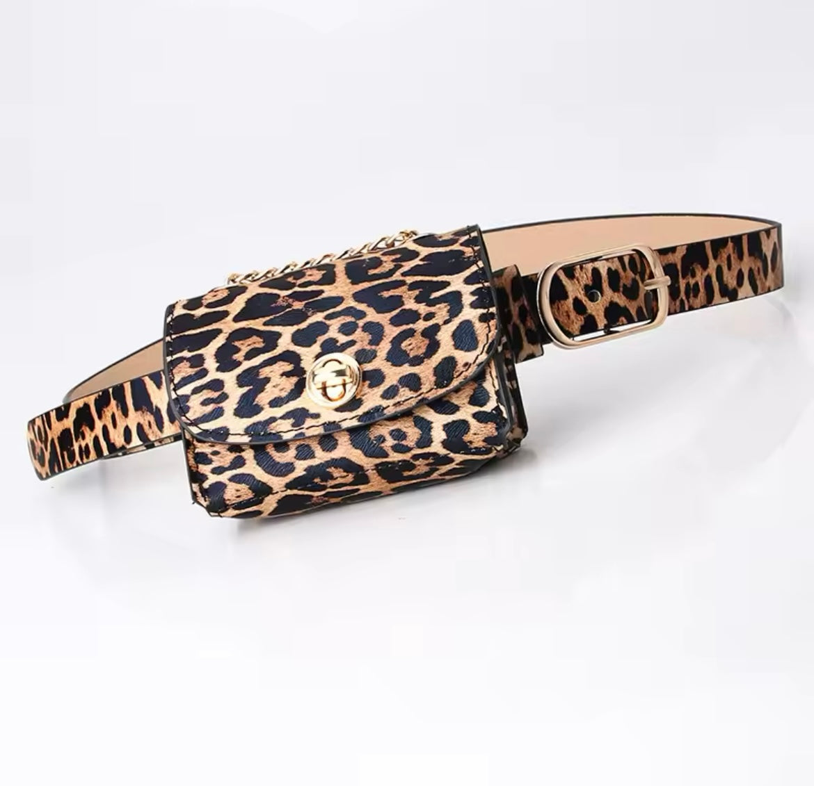 Leopard belt