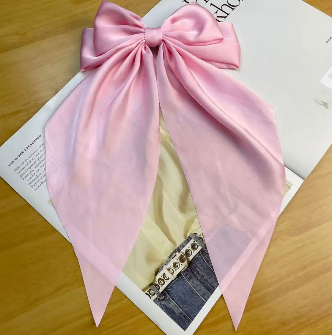 Jumbo Bow Hair Clip