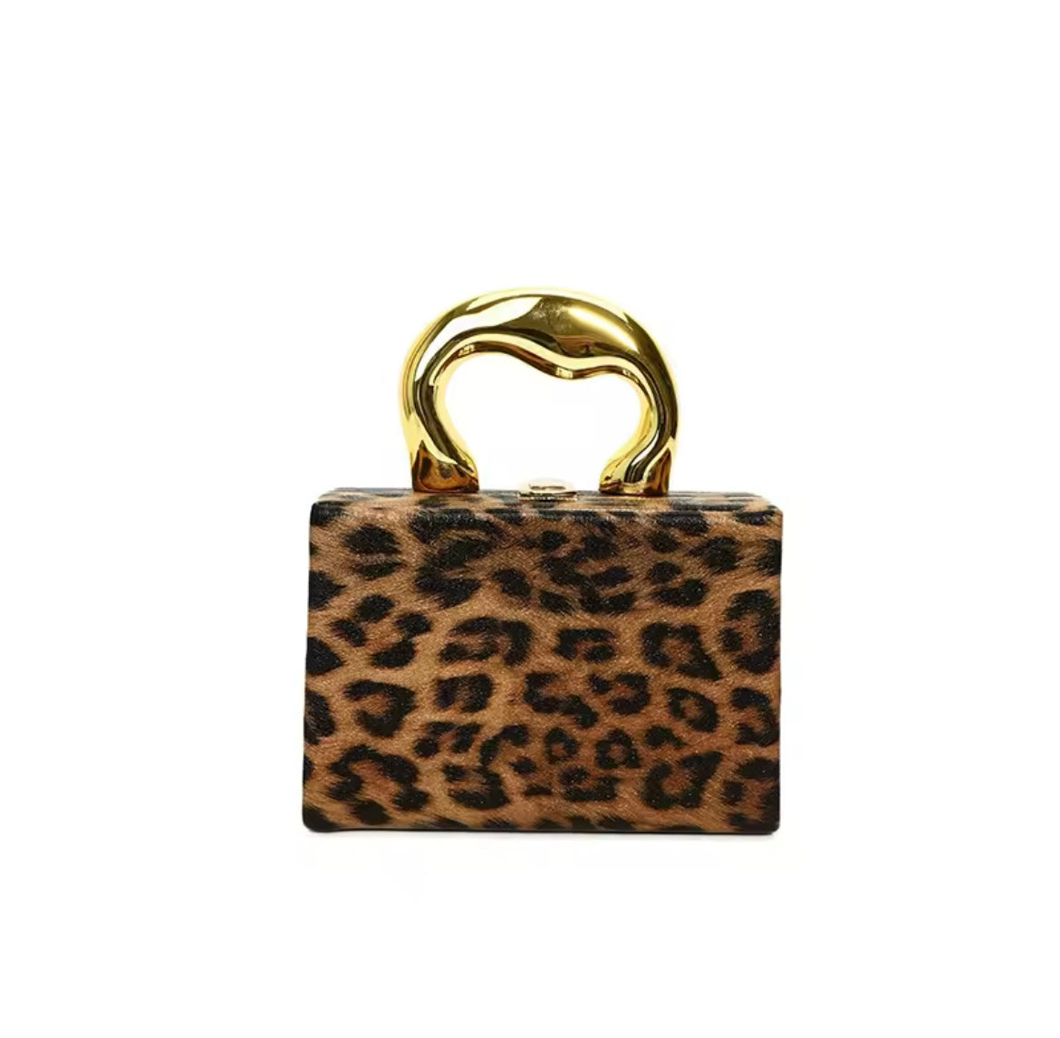 Leopard Box Purse