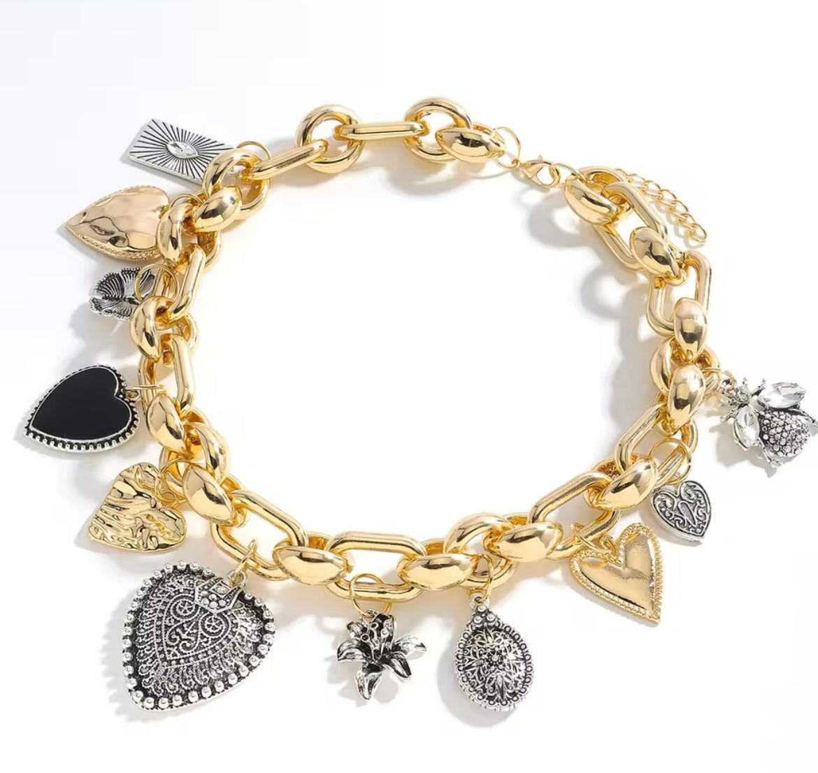 Silver and Gold Charms