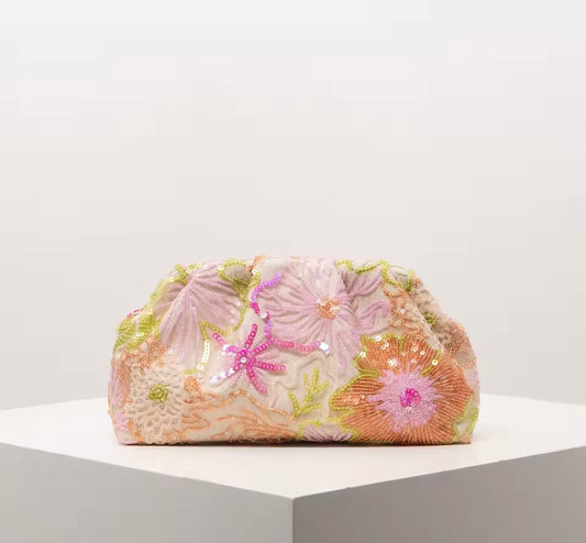 Sequins clutch