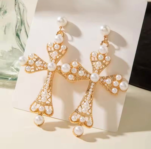 Cross Earrings