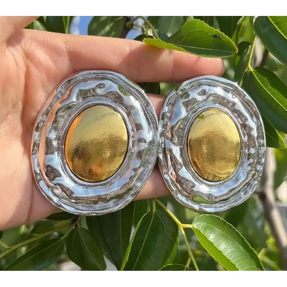 Oval Earrings