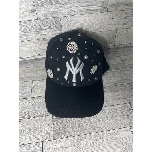Gems and Pearl NY Hat