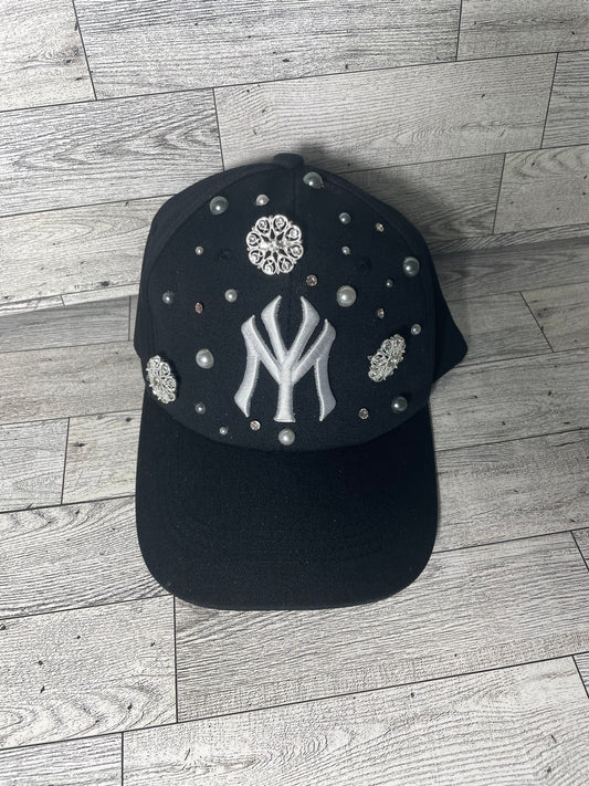 Gems and Pearl NY Hat