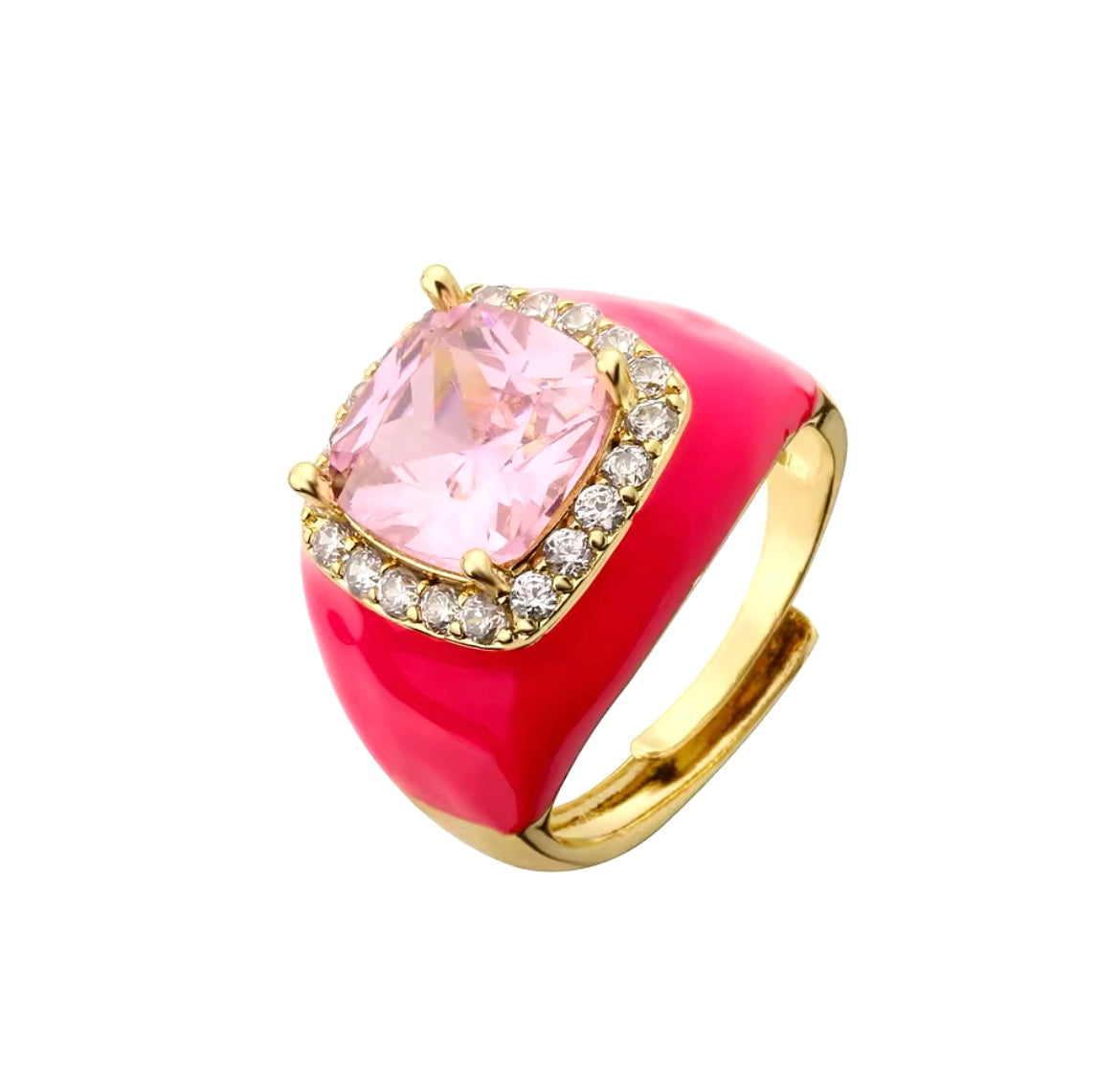 Square Stone Ring