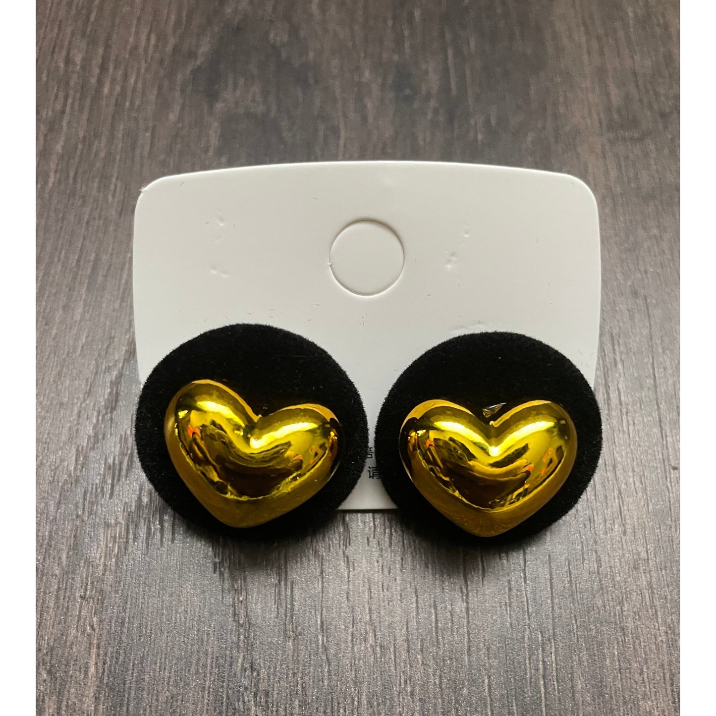 Circle Heart Earrings