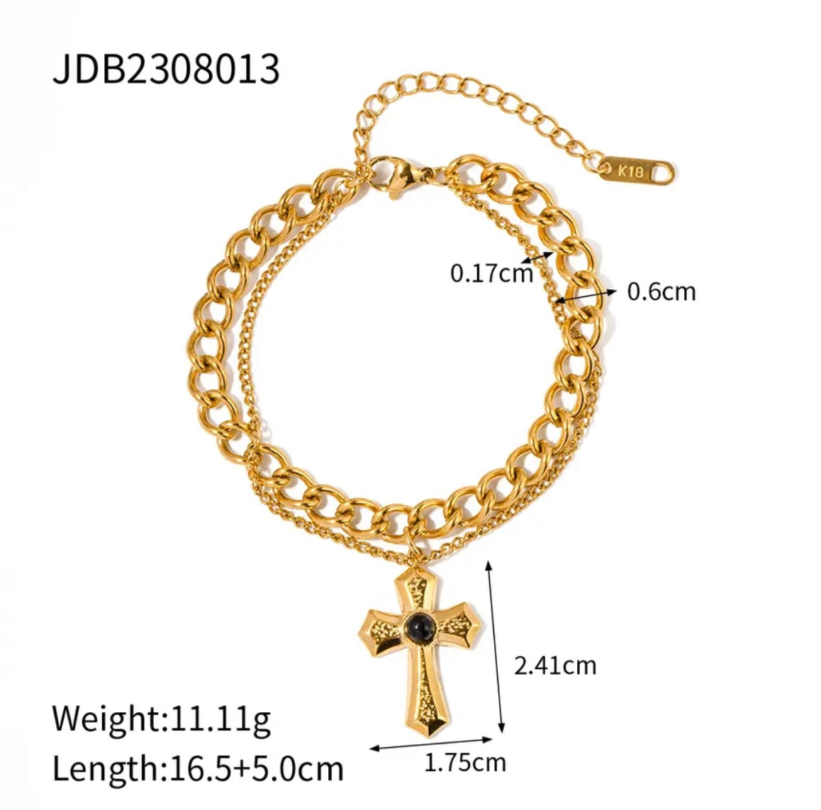 Cross Bracelet