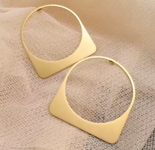 Square Circle Hoops