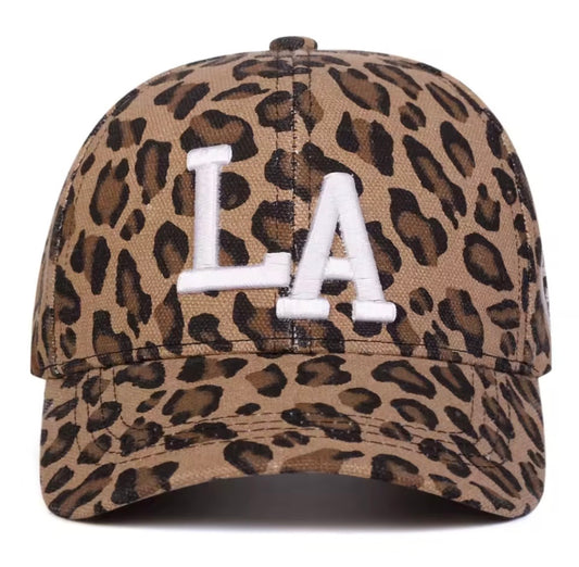 LA leopard hat
