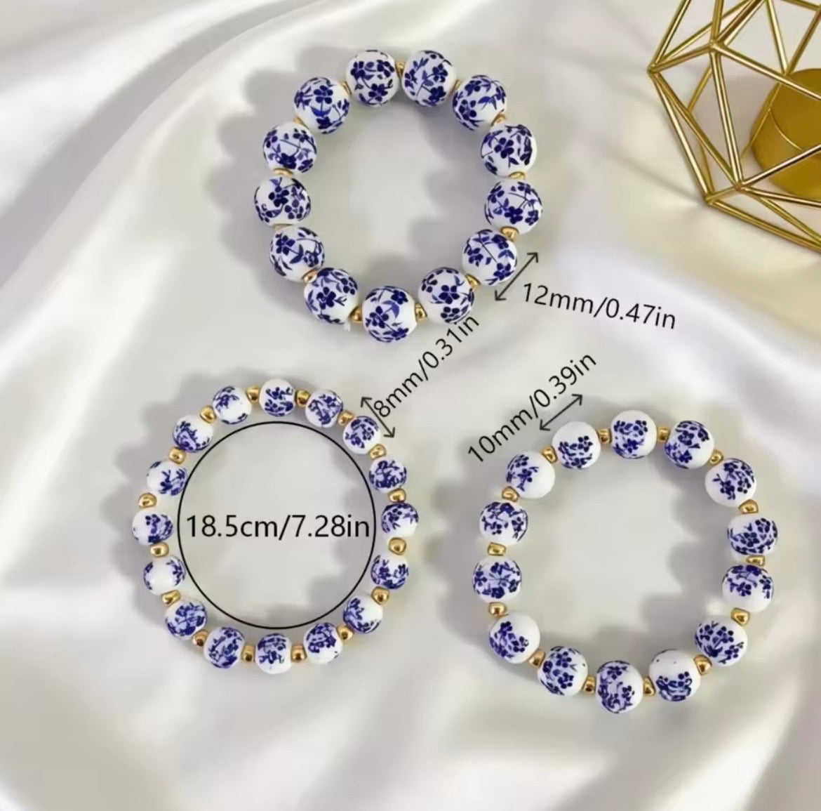 Beaded bracelets set