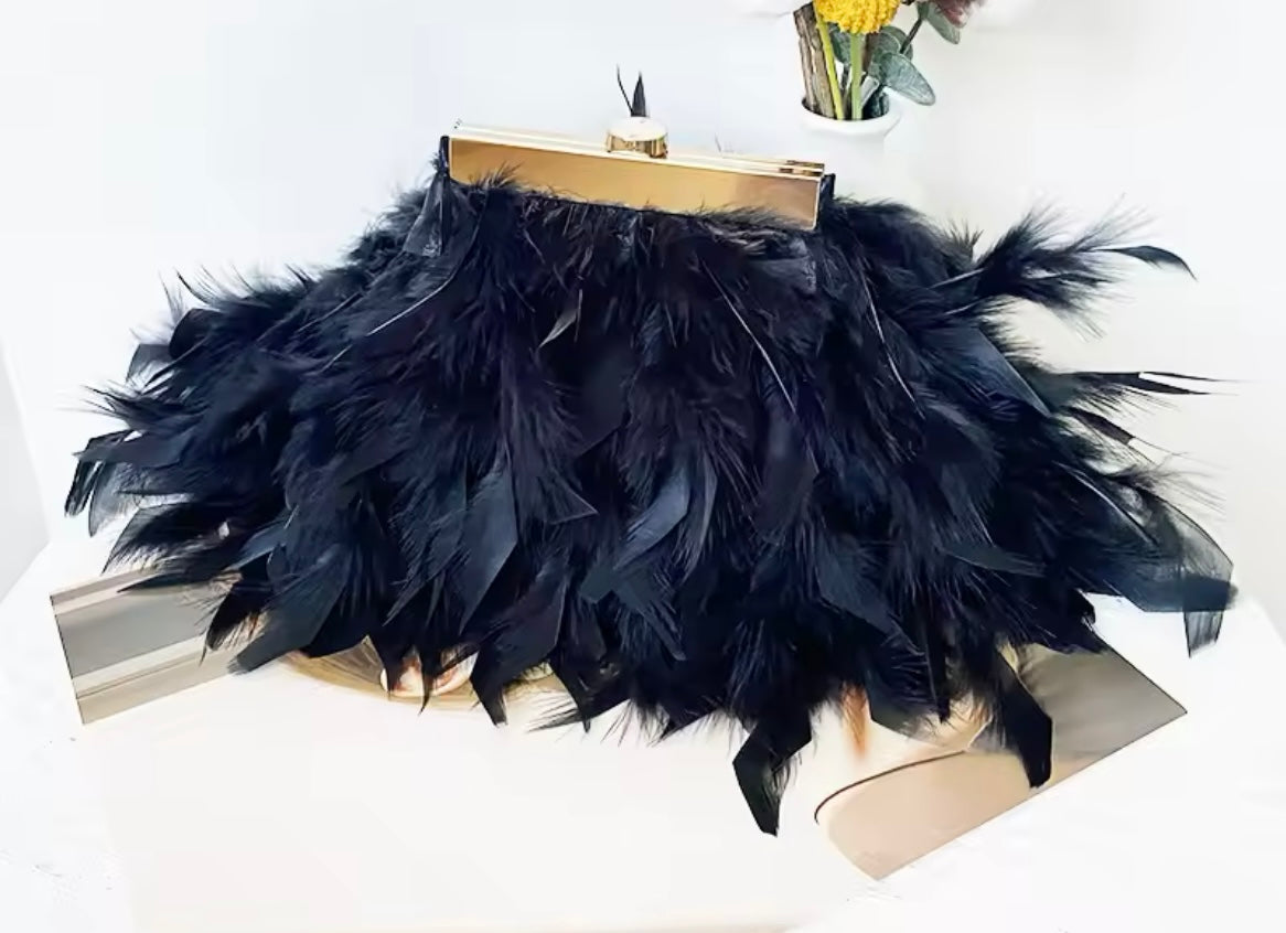 Feather Purse