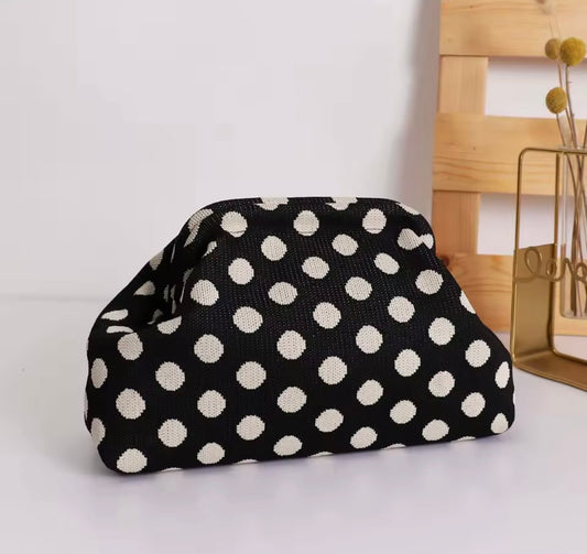 Polka Dot Clutch