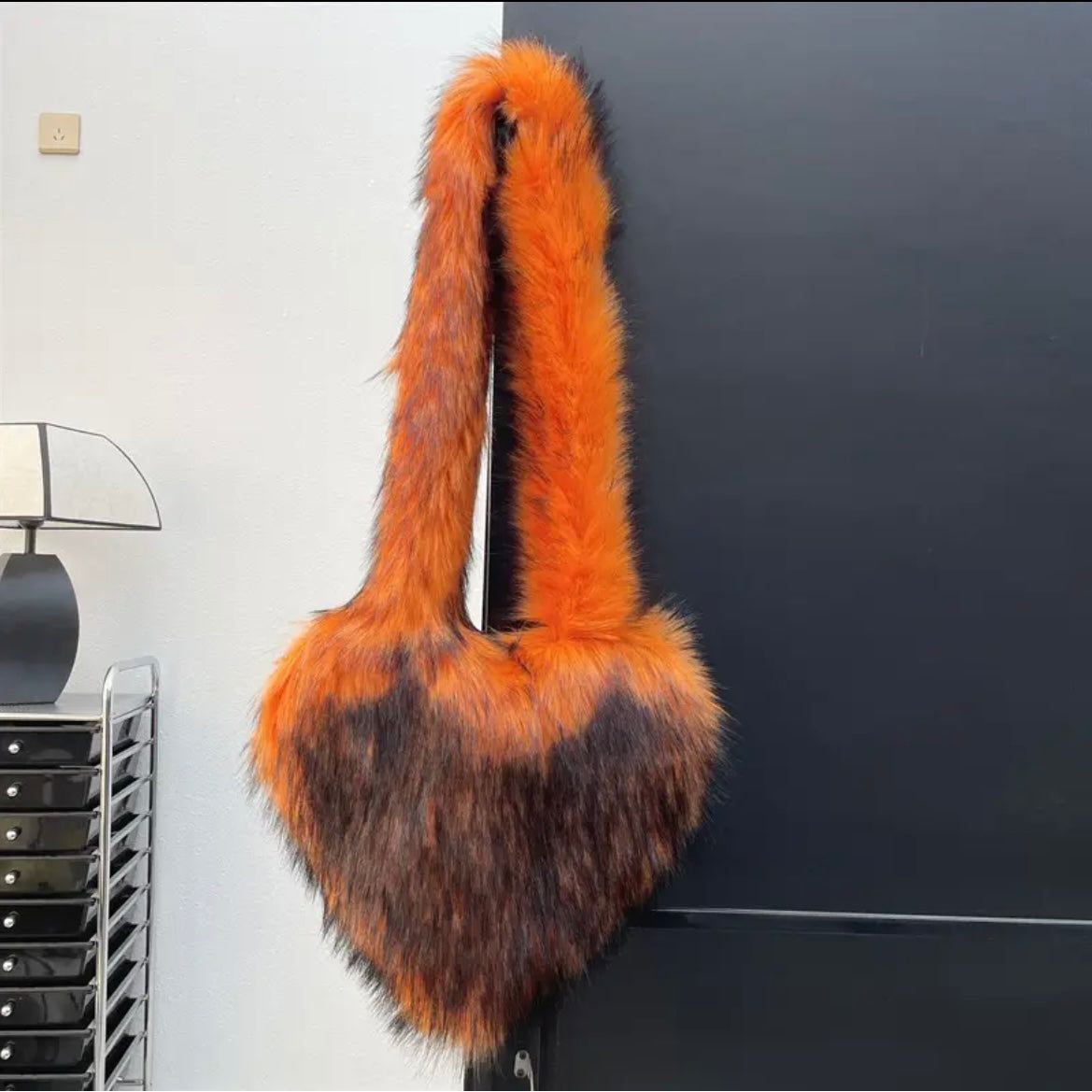 Fur Heart Purse