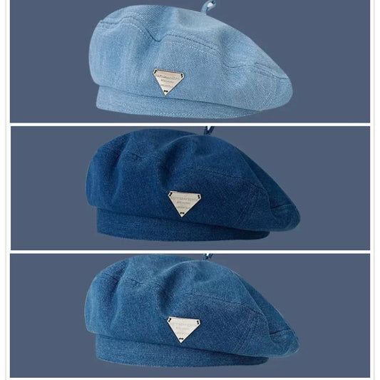 Denim Beret