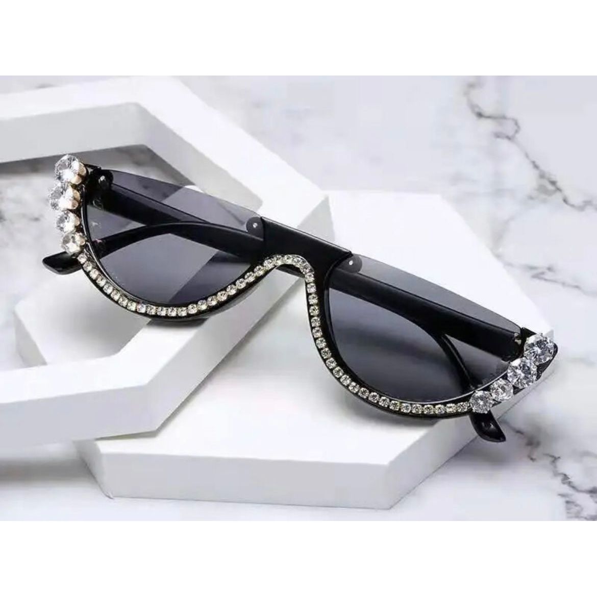 Rhinestone Half Len Shades