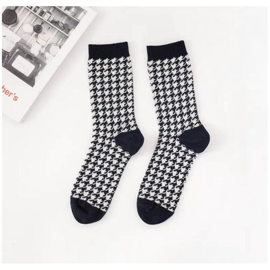 Houndstooth Socks