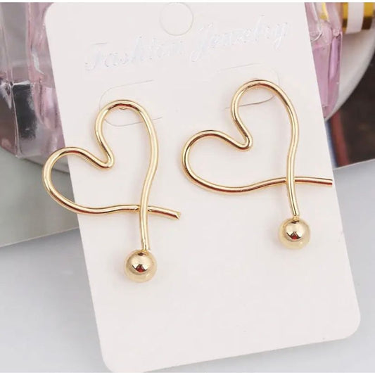 Heart earrings