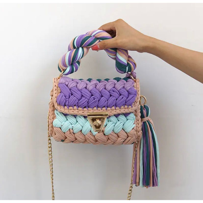 Crochet purse