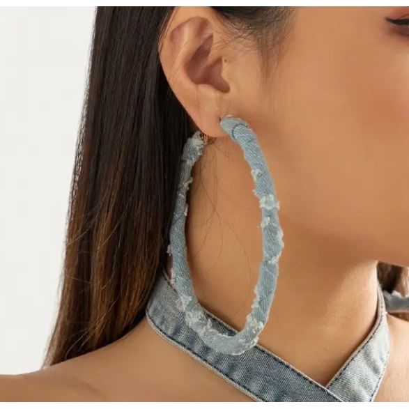 Denim Hoops