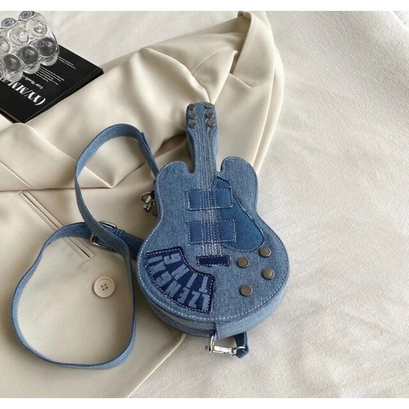 Denim Guitar Purse