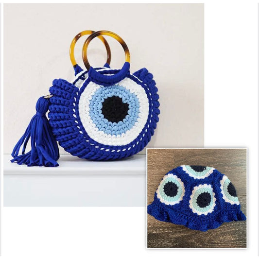 Crochet Purse and Hat Set