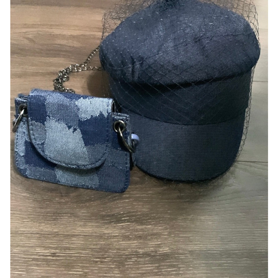 Mini Denim Patch Purse