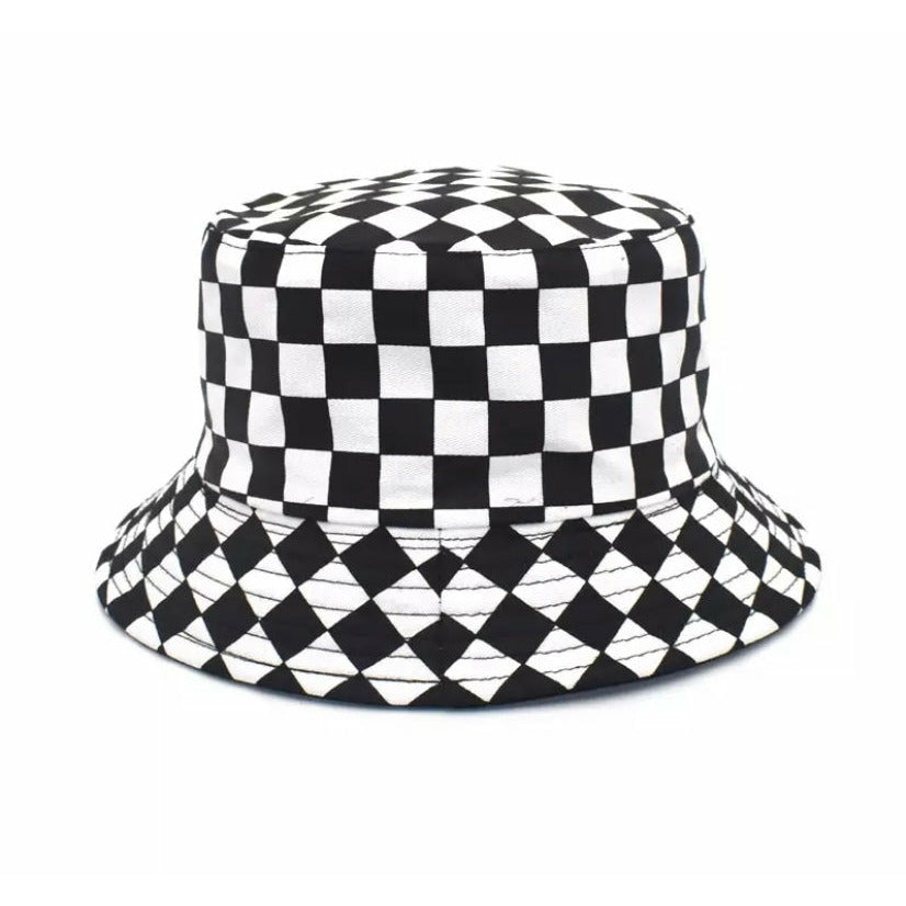 Checkered Bucket Hat