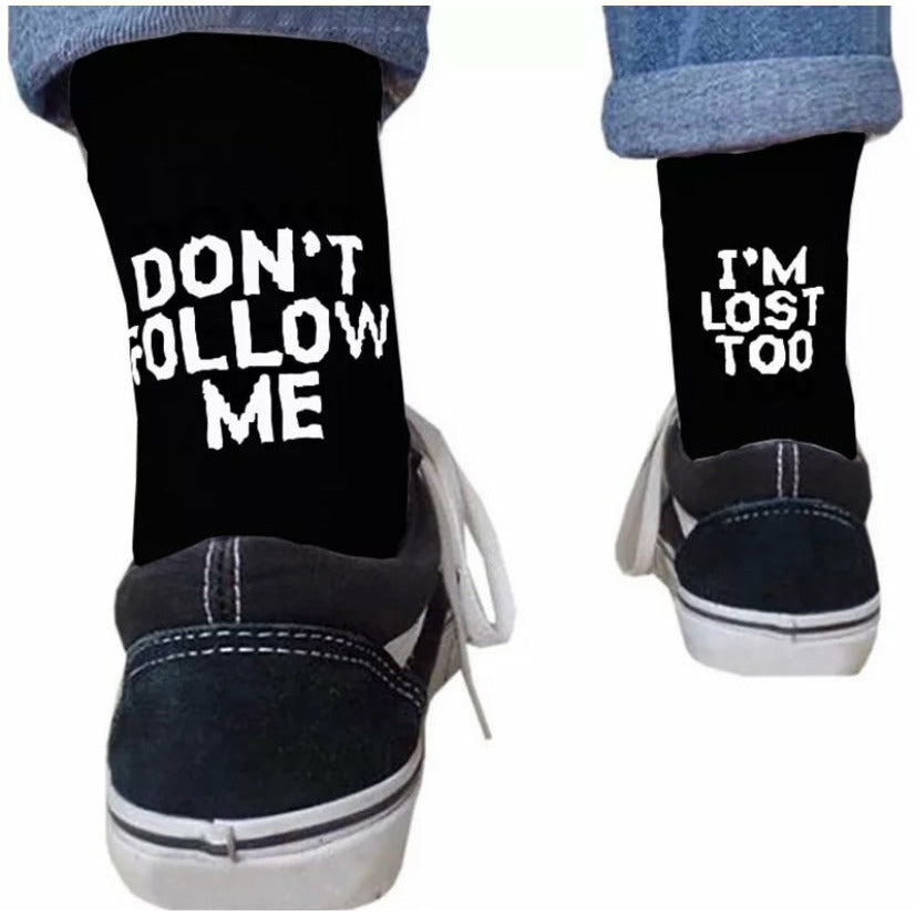 Don't Follow Me Socks