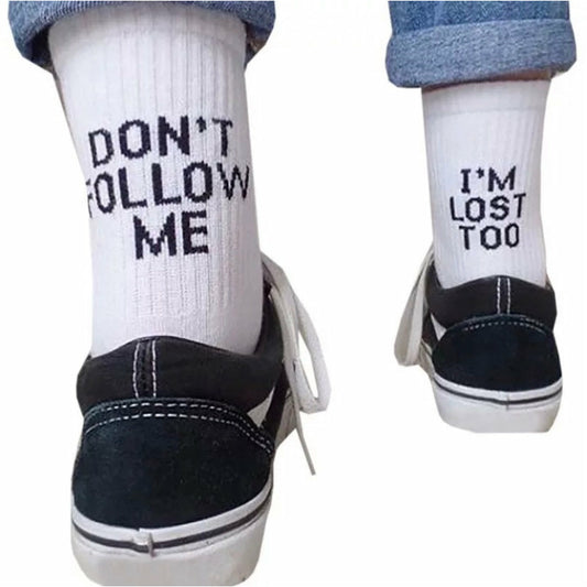 Don't Follow Me Socks