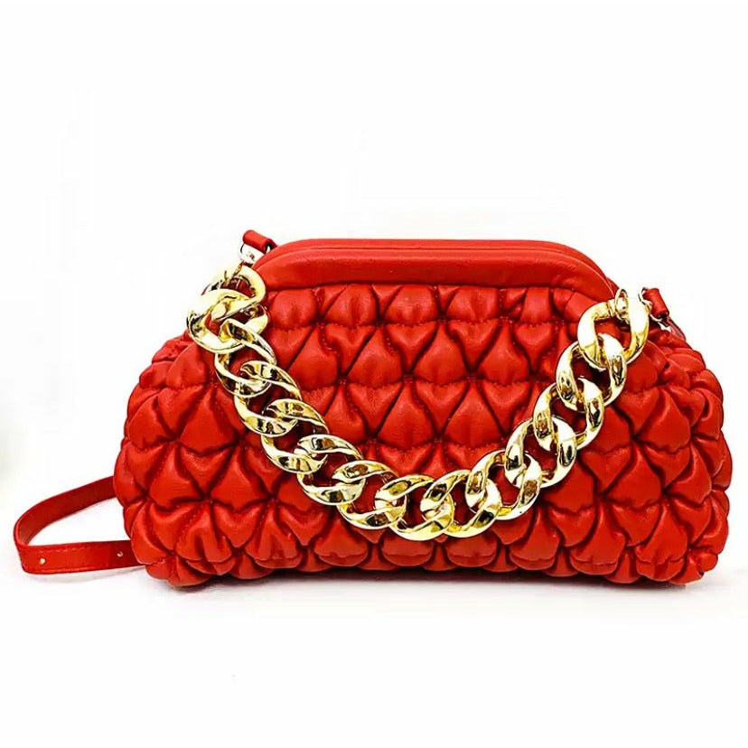 Red Quilt Purse