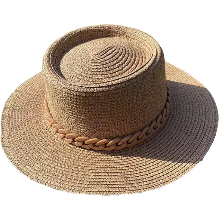 Straw Fedora Hat